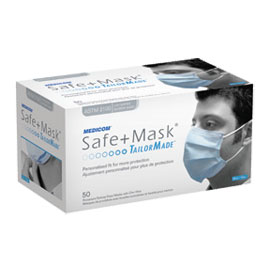 Safe+Mask TailorMade Ear-Loop Face Mask BLUE Low Barrier PFE >=98% at 0.1