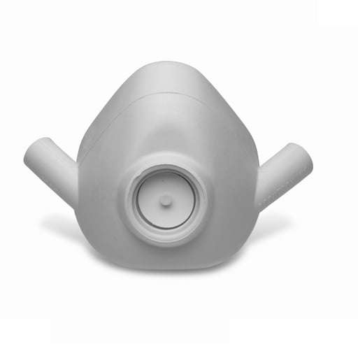 Personal Inhaler Plus Disposable Nasal Hood - Large, Unscented Whisper Gray
