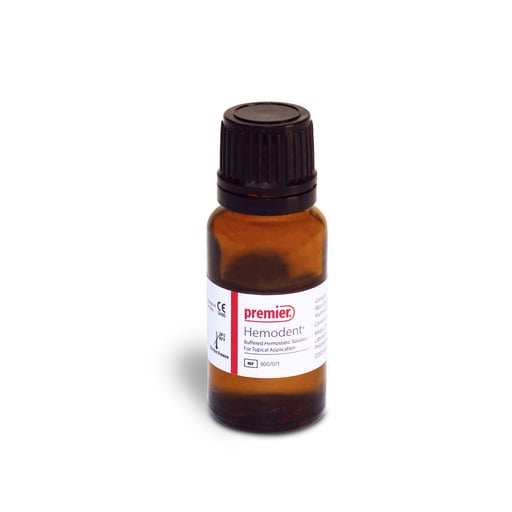 Hemodent 10 cc Liquid, Buffered Aluminum Chloride without Epinephrine, 10 cc