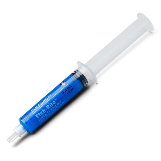 Etch-Rite etching gel - 38% Phosphoric Acid, 12 gram (9.4ml) syringe