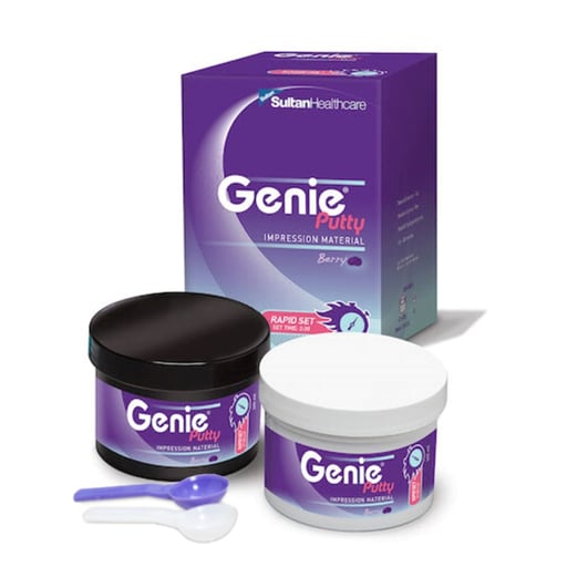 Genie VPS Impression Material - Putty, Rapid Set, Berry Flavor, Purple, 2 - 300