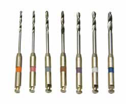 Precision Drills #5 Stainless Steel, Color Coded. Package of 2 drills