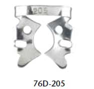 Miltex #205 Upper Molar Winged Metal Rubber Dam Clamp, single clamp