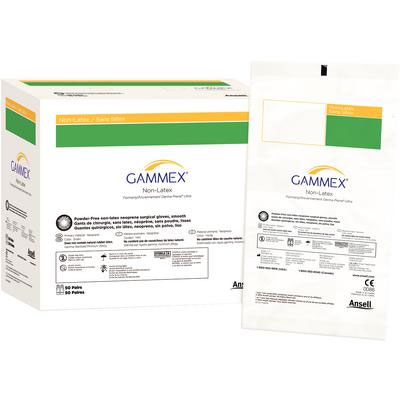 GAMMEX Non-Latex Neoprene Surgical Gloves: size 8-1/2, Sterile, Powder-Free
