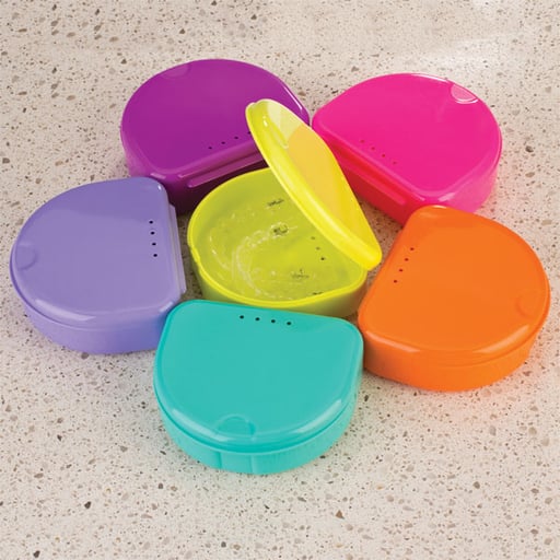Keystone High-Gloss Ortho Box - Assorted Colors, 12/Bx. 3/4" deep. Orthodontic