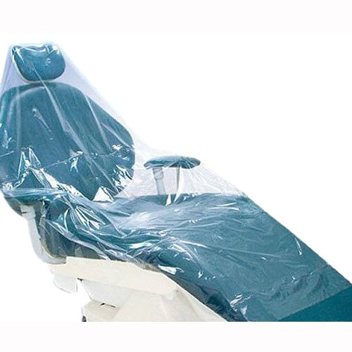 Armor Slip & Grip Full Chair Sleeves, Clear Plastic, 48" x 56", Box of 150