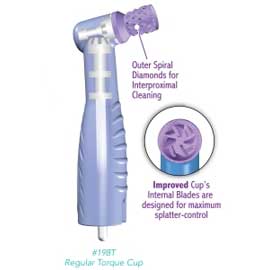 ProAngle Ergo Contra-Angle Disposable Ergo Prophy Angles with Torque Lavender