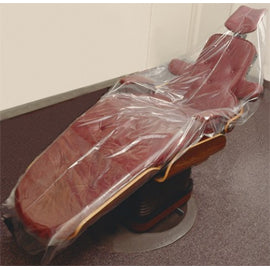 Protex 40" x 85" Full Chair Protector, Clear Plastic, 175 drapes folded in half
