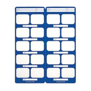 Perfect Pocket Film Mounts Vinyl/Blue 20 Window Horizontal, Size 2, box of 100