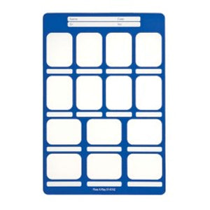 Perfect Pocket Film Mounts Vinyl/Blue 8 Horizontal, 6 Vertical, Size 2, box