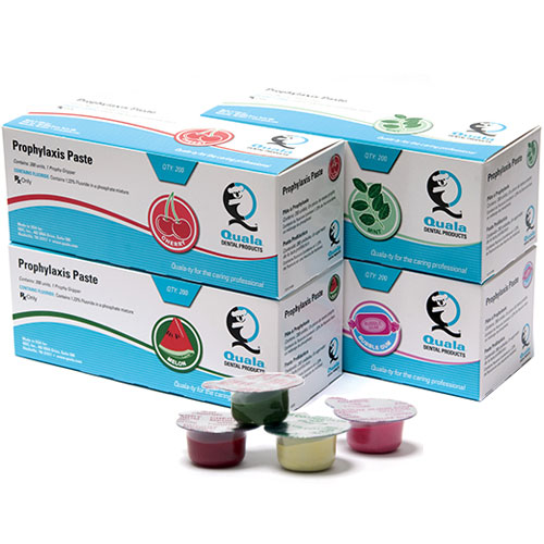 Quala Coarse grit, Mint flavored Prophy Paste with 1.23% Fluoride and Xylitol
