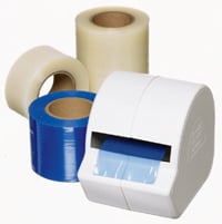 Cover All 2.50" x 6" sheet of clear barrier film with adhesive coating, roll