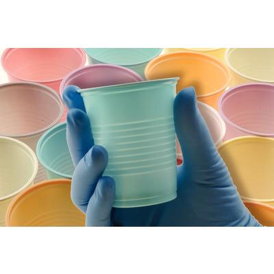 Crosstex Blue 5 oz. Plastic Cups 1000/Cs