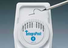 Cure-Thru IntegraPost Size 4 Refill, Light-transmitting zirconia glass fiber