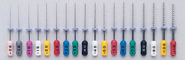 Premier K-Files 31mm #15-40 Assorted 6/Box. Stainless Steel