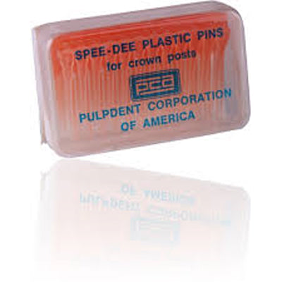 Spee-Dee Plastic Pins, Burn out pins for direct cast core technique, Box of 60