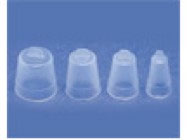 HardCore Core Forms - #2 Medium, Clear Plastic with a Tab on the top. Box of 64