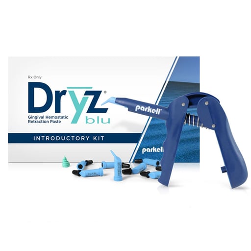 Dryz Blu Retraction Paste Intro Kit: 30 x .24g Unit Dose Capsules and Dispensing Gun