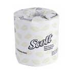 Scott 1-Ply 4.1" x 3.75" Standard Roll Bathroom Tissue, White, 1210-sheet