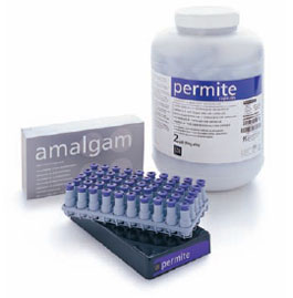 Permite Fast Set 3-Spill (800 mg) dispersed phase alloy capsule, package of 50