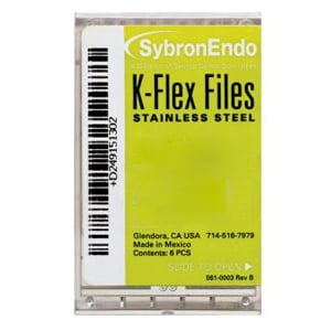 K-Flex Files #10 stainless steel file, 30 mm, box of 6 files