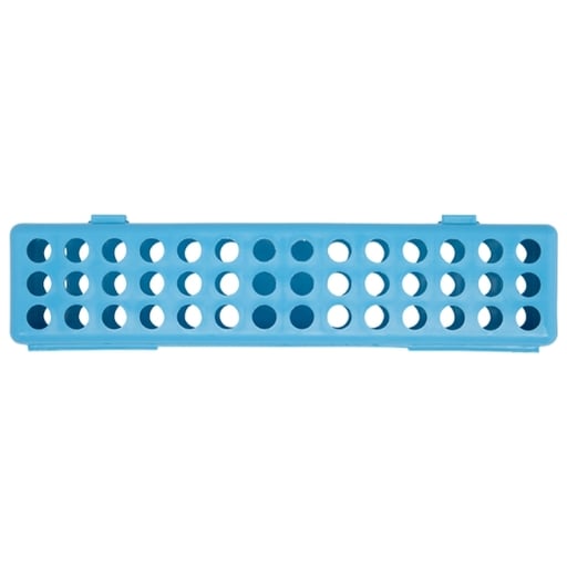 Steri-Container, Standard - Neon Blue 8" x 1-3/4" x 1-3/4", for hand