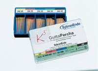 K3 Gutta Percha #35, .04 Taper Gutta Percha Points, 50/Pk
