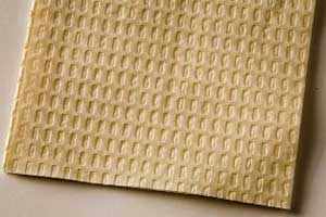 Tidi Patient Bibs BEIGE 13" x 18" 3-Ply Paper/1-Ply Poly 500/Cs. Plain Rectangle
