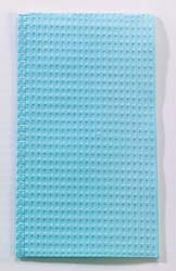 Tidi Choice - Blue Waffle-Embossed Patient Bib (17" x 18") 500/Box. 2-Ply