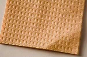 Tidi Patient Bibs PEACH 13" x 18" 3-Ply Paper/1-Ply Poly 500/Cs. Plain Rectangle