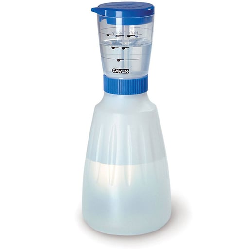 Cavex Water Dosing Bottle, 12 oz. capacity for 24 scoops of Cavex. End constant