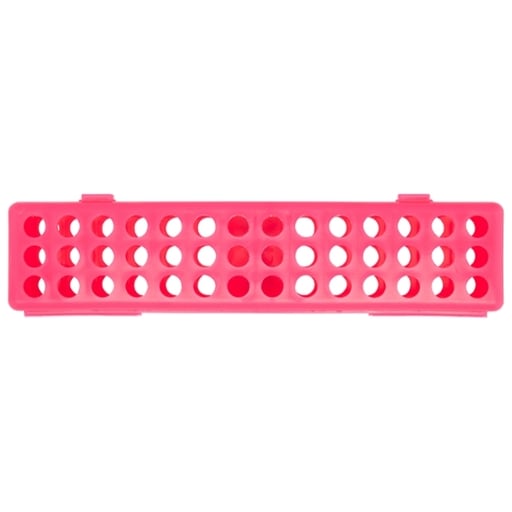 Steri-Container, Compact - Neon Pink 7-1/8" x 1-1/2" x 1-1/2", Holds 12-15 hand