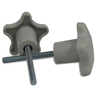 E-Z Access 4-1/2" GRAY Bolt Adapter Kit For Large Post, Accomodates posts sizes