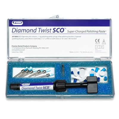 Diamond Twist SCO 1/2" Disks, dark blue, 25/pack. Use the Micro-cloth disks