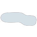 Riofoto #2 Narrow Lingual Intraoral Photography Mirror, Thick 1/8"