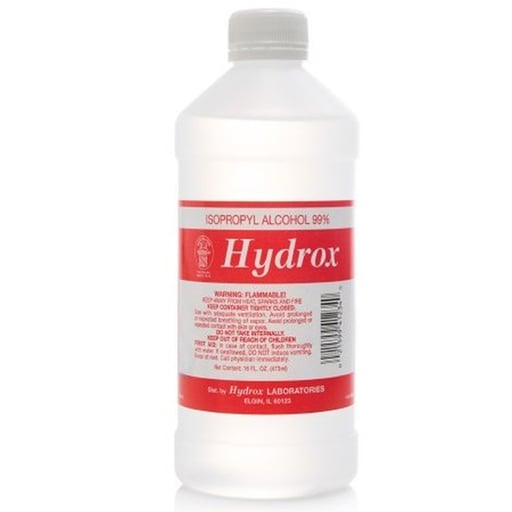 Hydrox 99% Isopropyl Alcohol, 16 oz Bottle