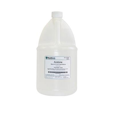 Healthlink Acetone Reagent, 1 gallon bottle