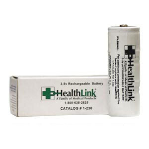 Healthlink Battery, 3.5 Volt Nickel Cadmium(Nicad), Rechargeable (black label)
