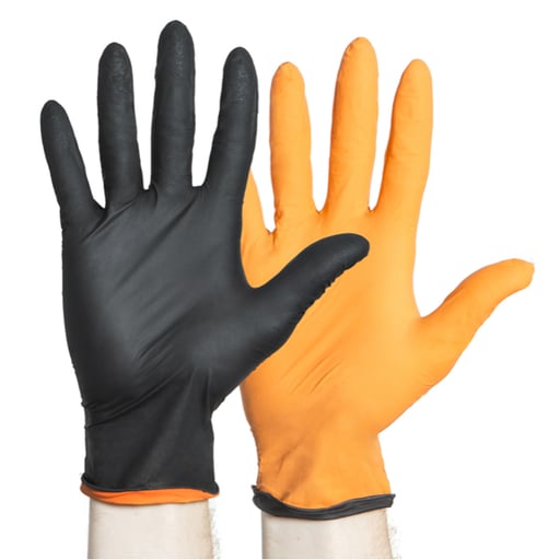 Black-Fire Small Nitrile Exam Gloves, 150/Pk - With proprietary Quick-Check