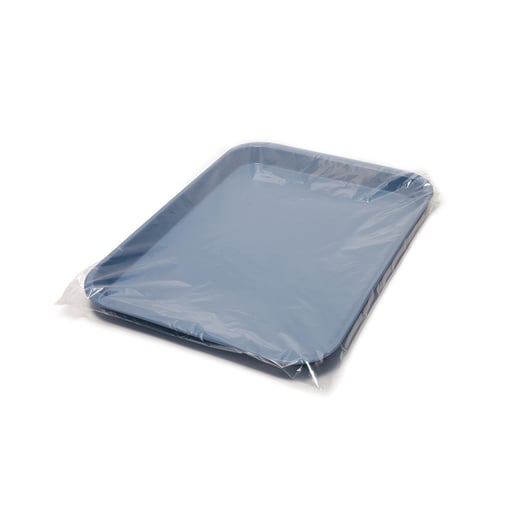 Quala 10.50" x 14" Clear Plastic Tray Sleeves, Box of 500