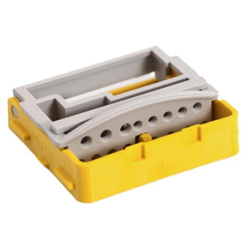 PractiPal Compact File Stand - Yellow. Holds up to 13 files, single file stand