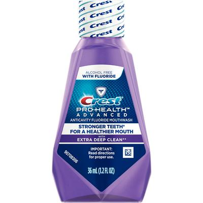 Crest Pro-Health Advanced Mouthwash with Extra Deep Clean Rinse, clean mint