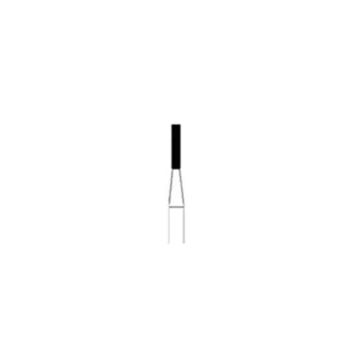 Quala FG #835 010 Flat End Cylinder Single Use Diamond, Coarse Grit, pack of 25