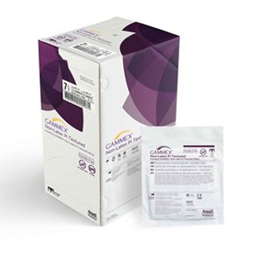 GAMMEX Non-Latex PI Textured Polyisoprene Surgical Gloves: size 6-1/2