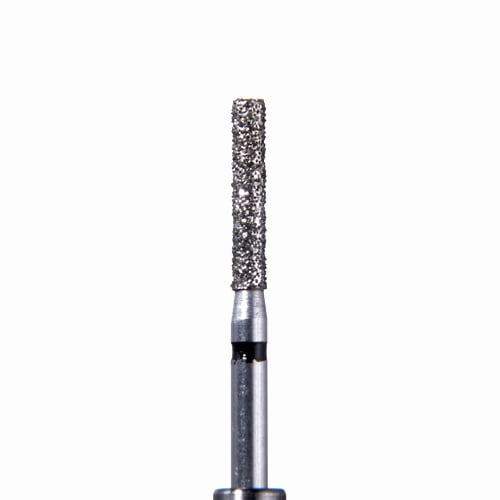 Defend FG #837.014 Super Coarse grit, Flat end cylinder diamond burs, 10/Pk