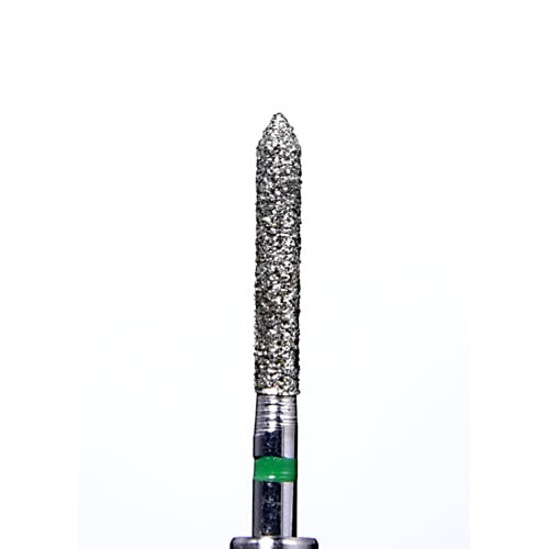 Defend FG #886.016 Coarse grit, Beveled Cylinder diamond burs, 10/Pk