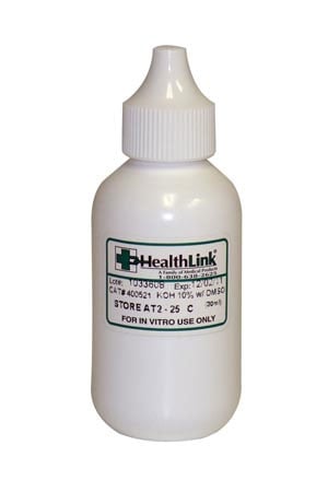 Healthlink Potassium Hydroxide 10% with DMSO, 30mL