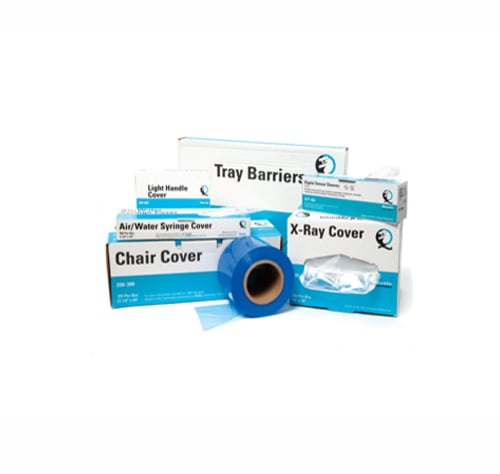 Quala 4" x 6" Barrier Film, Clear, Roll of 1200 Sheets. No residue