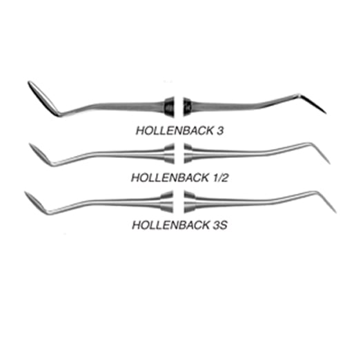 Quala #1/2 Hollenback DE Carver with 1/4" round standard handle