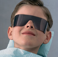 Protect-A-Lens Smoke Disposable Patient Protective Eyewear. One size fits all